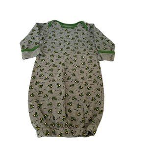John Deere Infant 6M Sleep Sack Grey with Tractors
